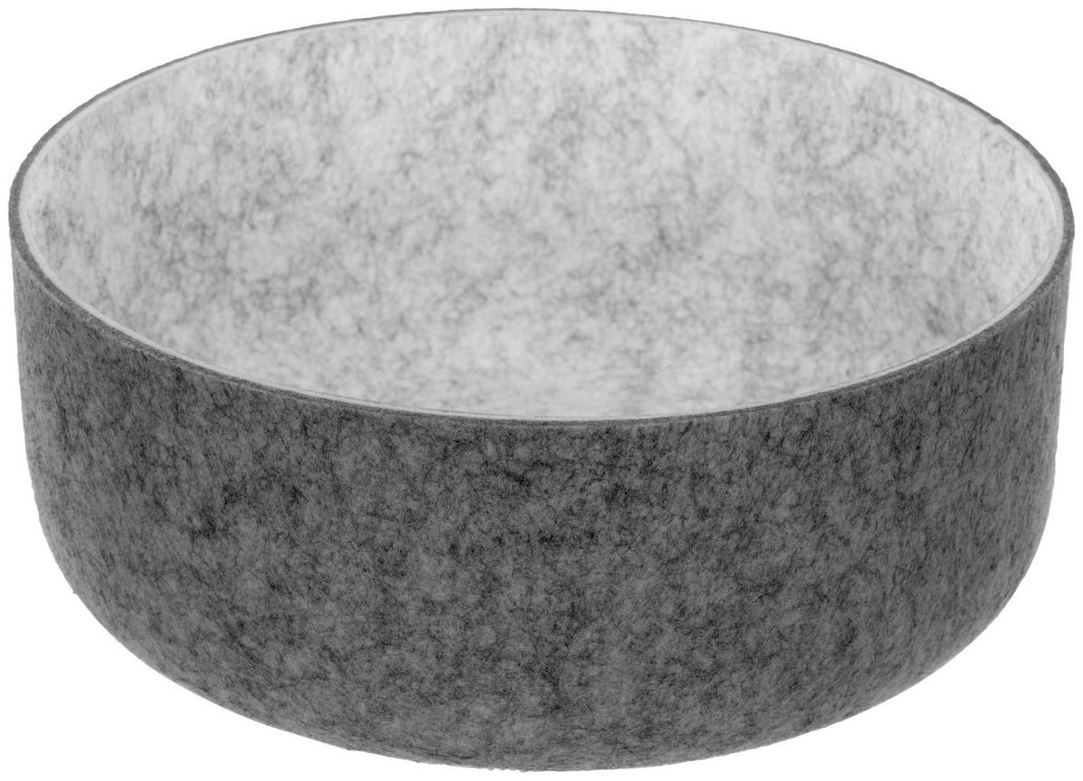 Korbset Gabriel - Hellgrau/Schwarz, KONVENTIONELL, Kunststoff - Luca Bessoni