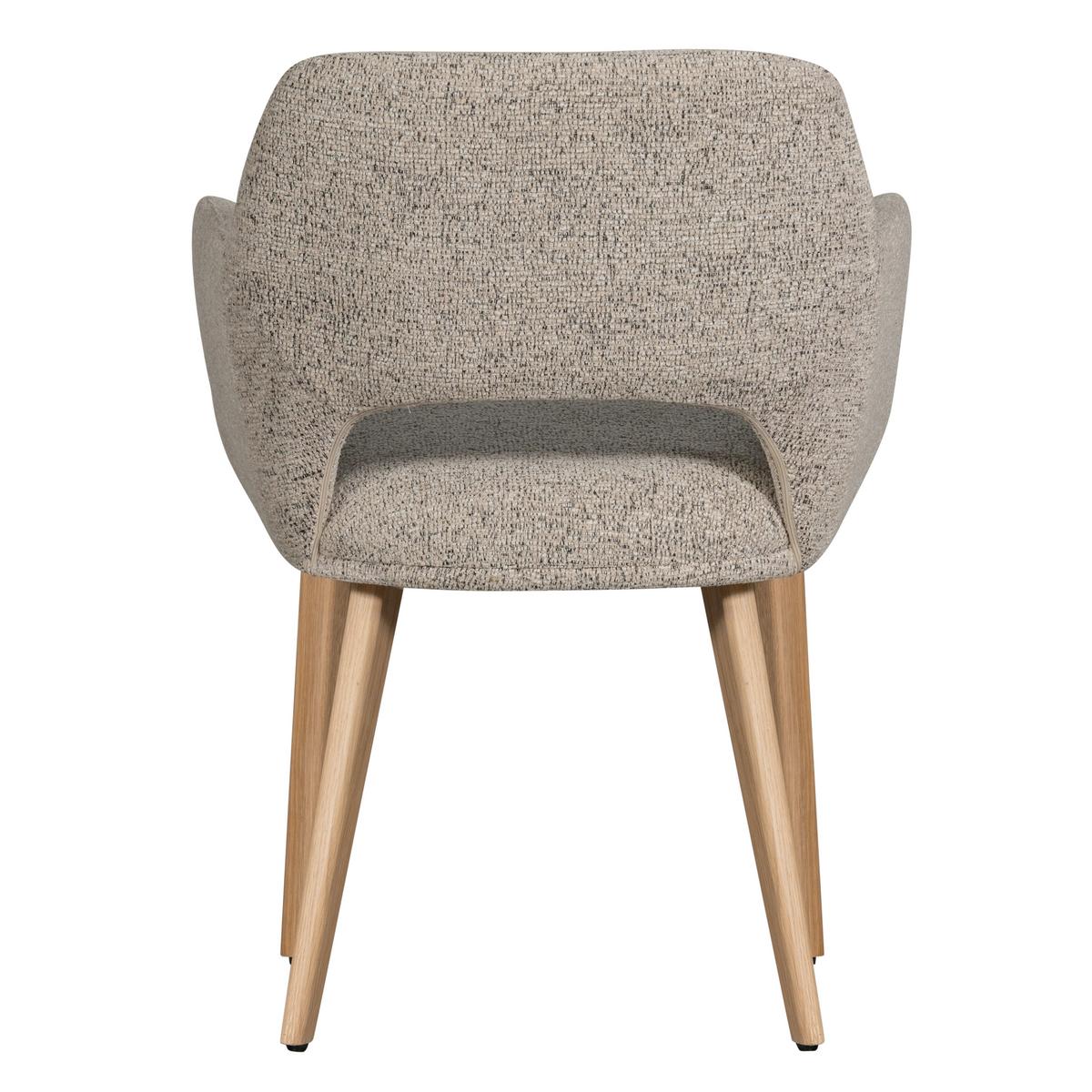 Armlehnstuhl-Set Murat Naturfarben B: 61cm - Naturfarben, MODERN, Holz/Textil (61/86/60cm) - Livetastic
