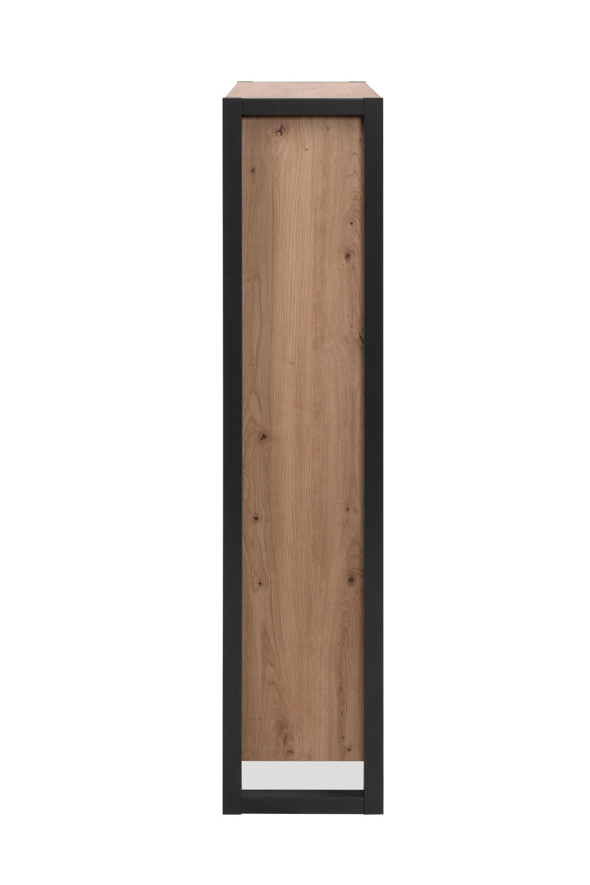 Schuhkipper Denver 49a - Anthrazit/Eiche Artisan, KONVENTIONELL, Holzwerkstoff (70/125/25cm) - Livetastic