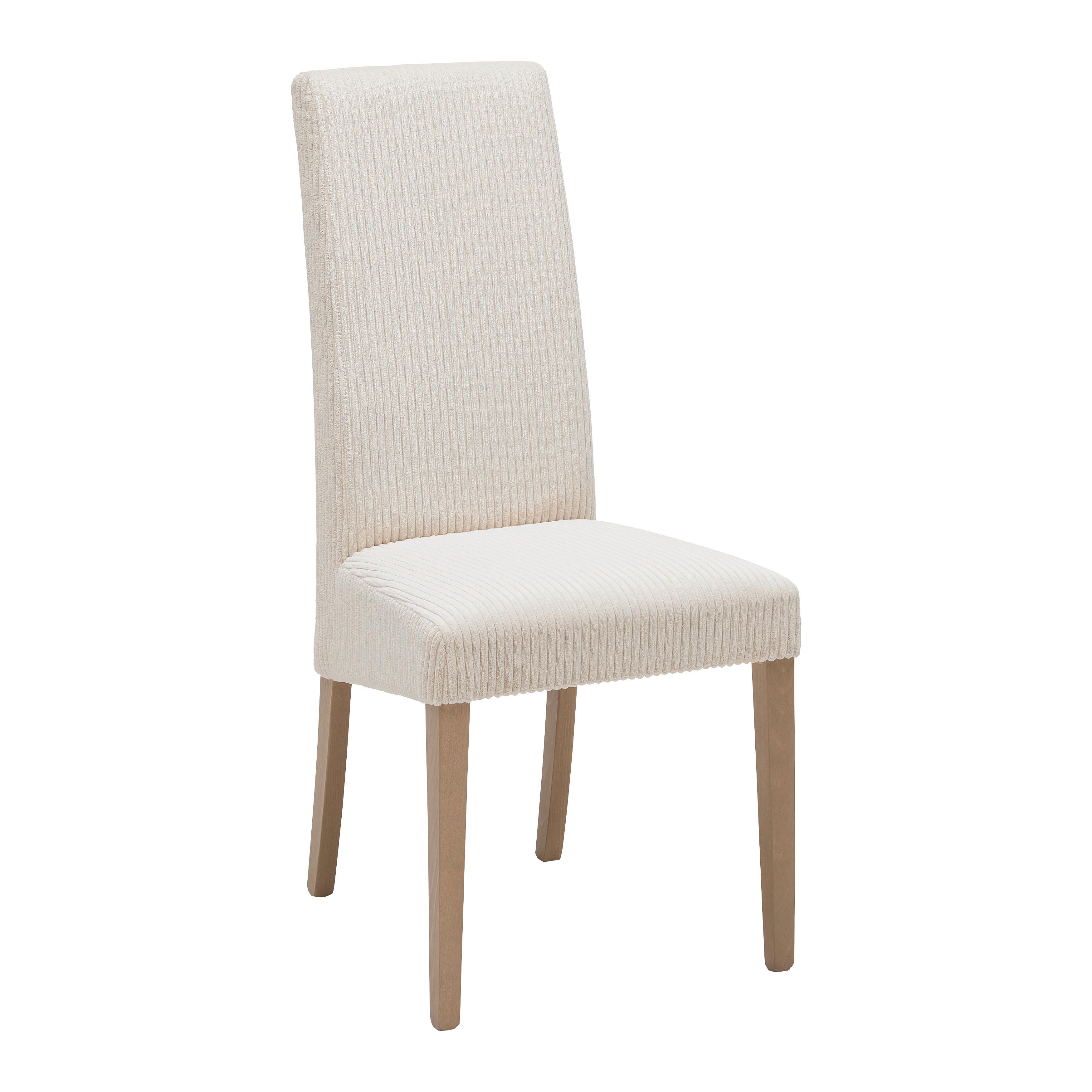 ŽIDLE ROKO - barvy dubu/béžová, Moderní, dřevo/textil (46/101/62cm) - Mömax