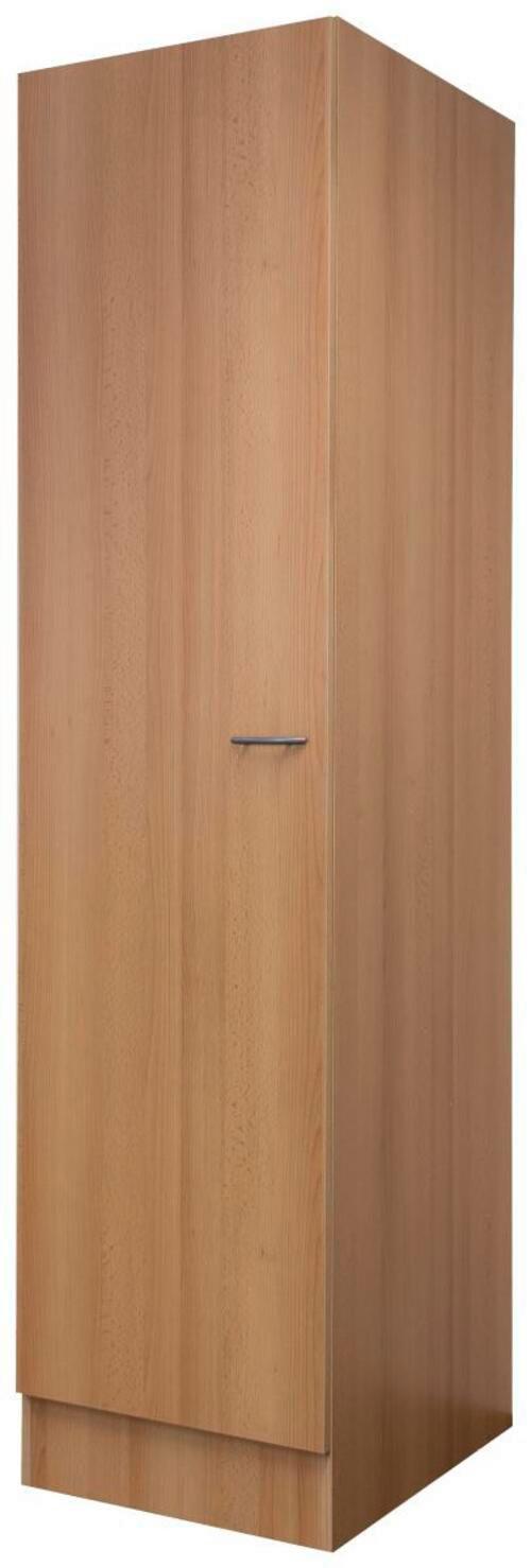 Küchen-Hochschrank Nano B:50cm Buche Dekor 3 Einlegeböden