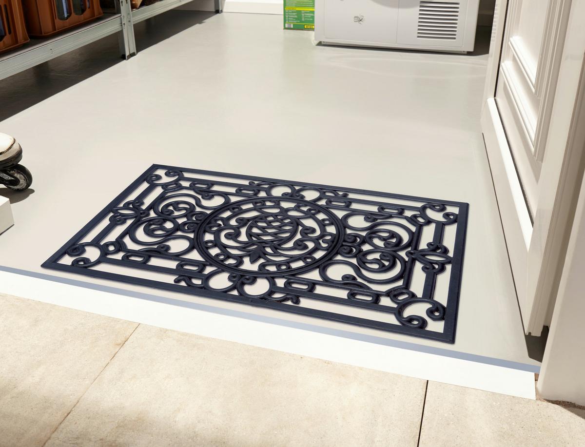 Fußmatte Mix Mats Eisenpineapple 45x75 - Schwarz, Basics, Kunststoff (45/75cm) - Hanse Home