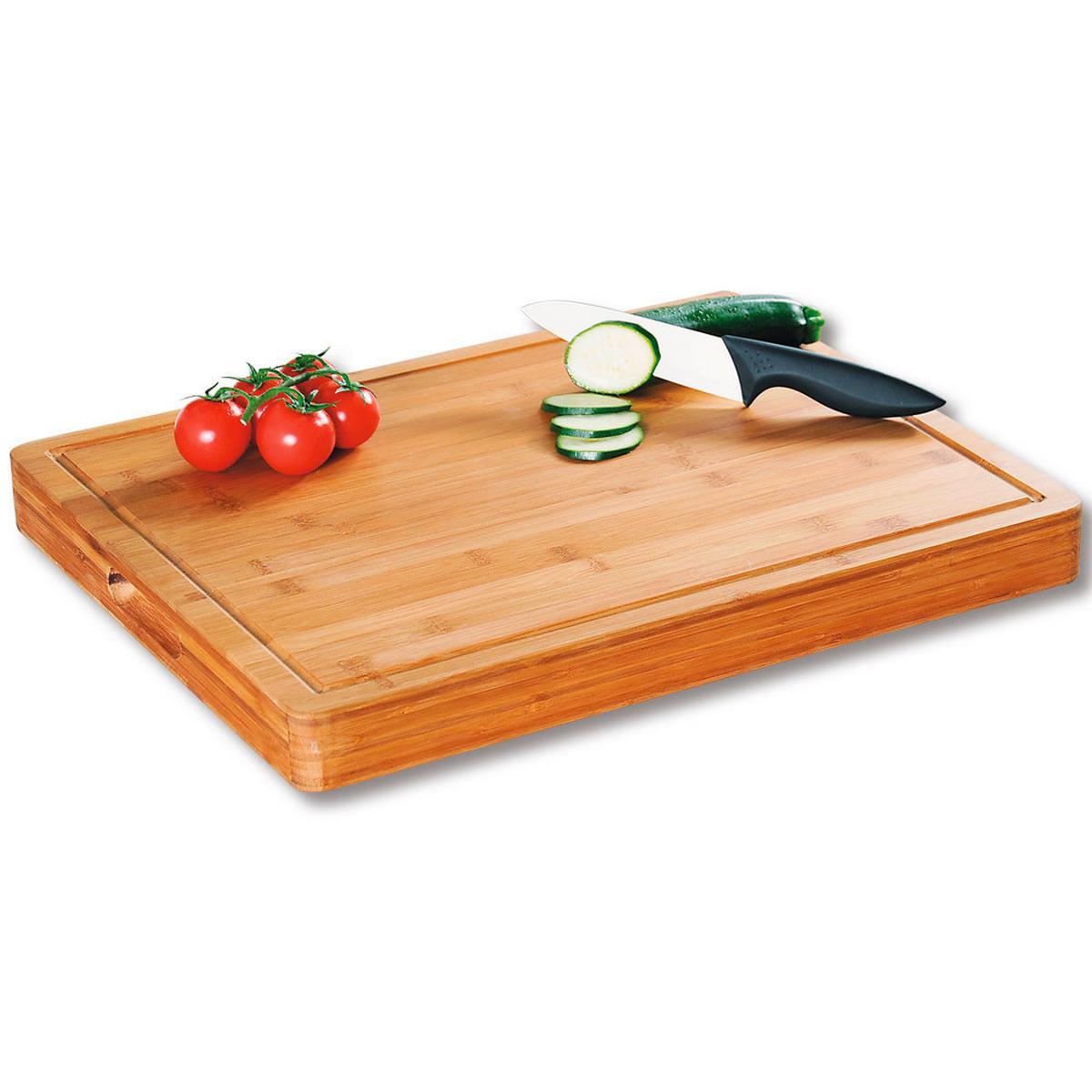 Schneidebrett Hellbraun L: 50 Cm - Hellbraun, Basics, Naturmaterialien (50/40/5cm) - Kesper