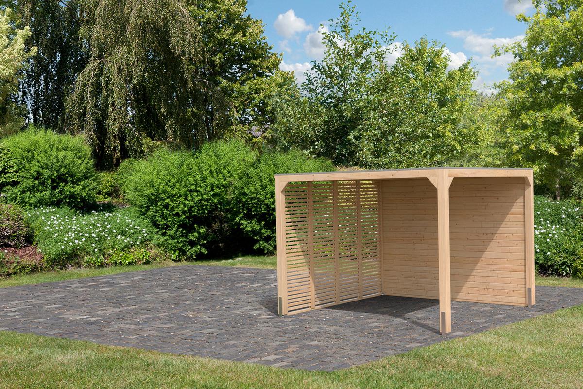 Terrassenüberdachung Creta 40157 Creta - Fichtefarben, Basics, Holz (320/239/160cm)