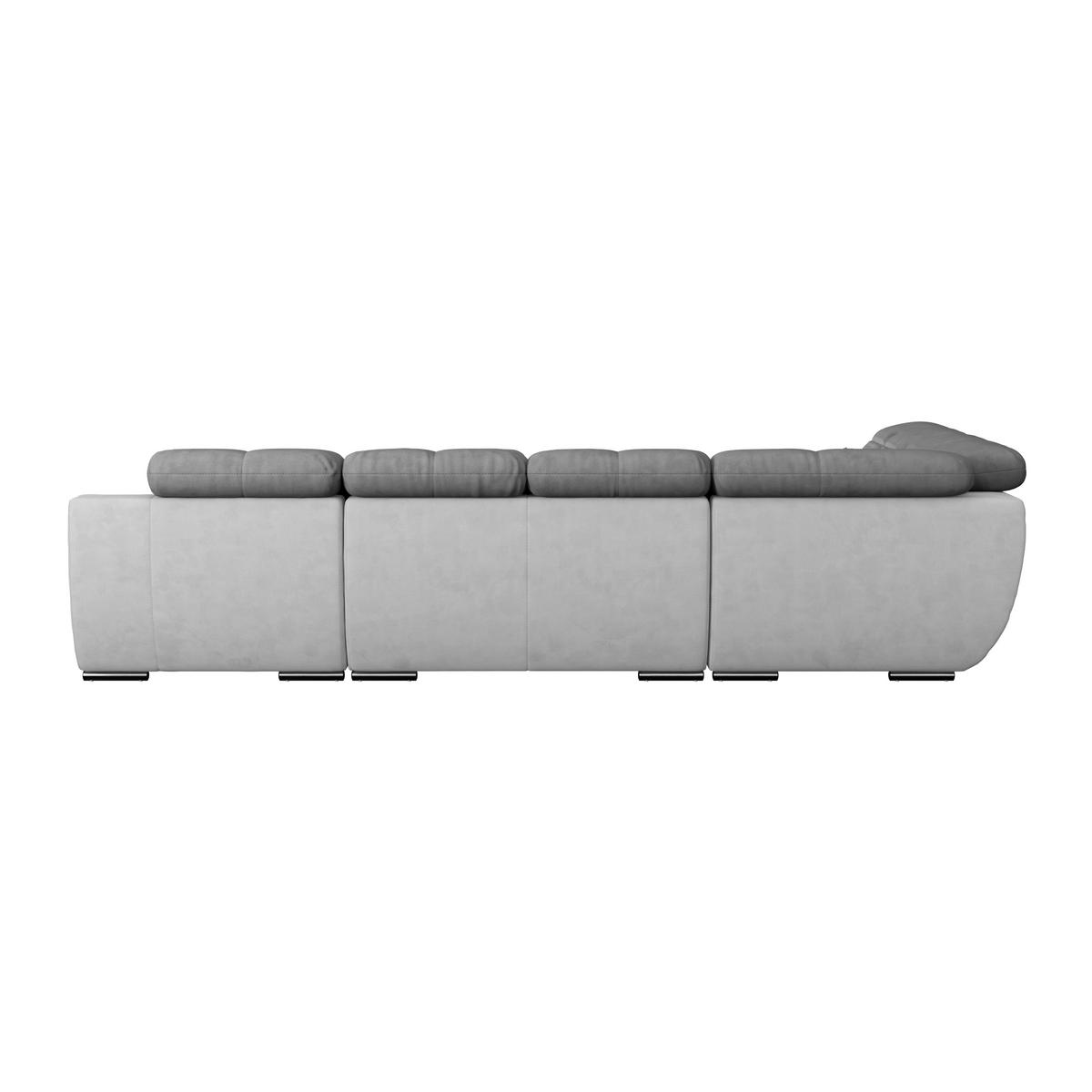 Sedací souprava MULTI, levá, světle šedá / tmavě šedá barva - světle šedá/tmavě šedá, Moderní, kov/textil (228/345/184cm) - Luca Bessoni