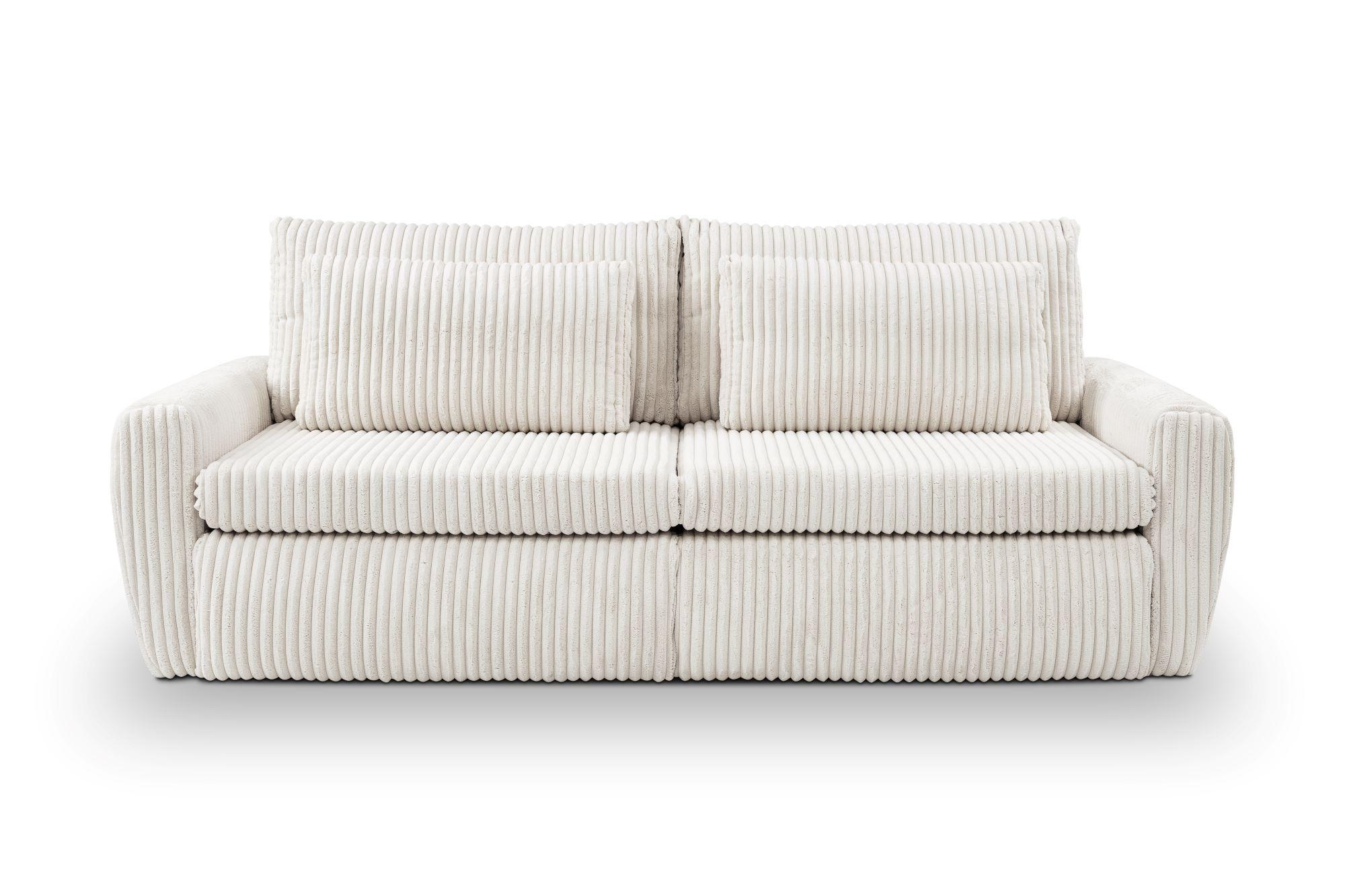 3-Sitzer-Sofa Mit Schlaffunktion Mevi Beige