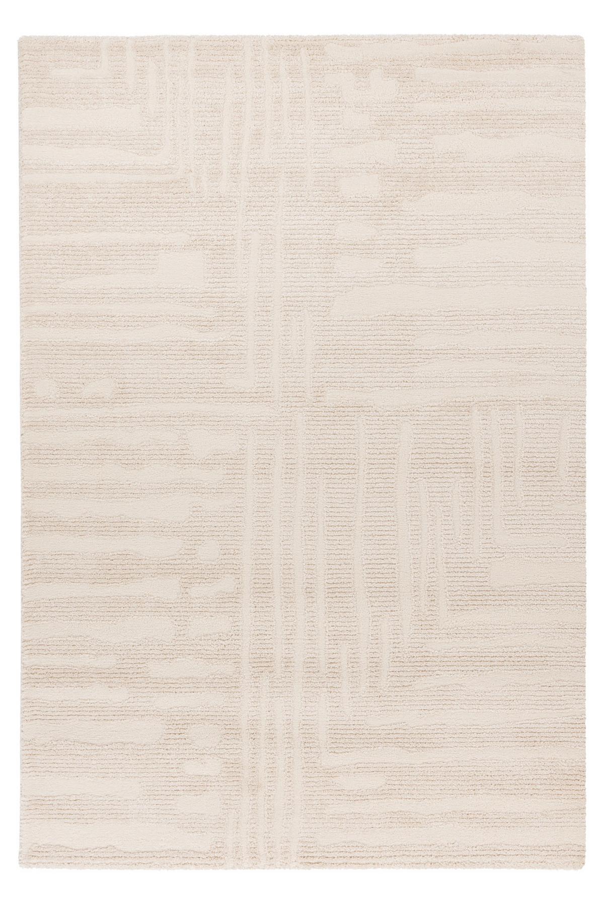 Hochflorteppich My Canyon 973 - Creme, Basics, Textil (80/150cm) - Obsession