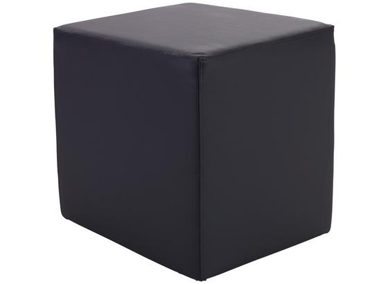 Taburet Betty - sivá, Basics, textil (45/45/45cm) Taburet Betty - sivá, Basics, textil (45/45/45cm)