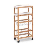 Servierwagen Holz/mdf Bxhxt: 40x22x83 Cm - Basics, Holz/Holzwerkstoff (40/22/83cm) - Zeller Present