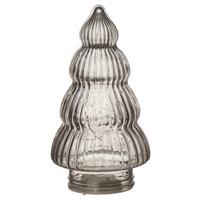 LED Dekokrační stromek LEONIE -PAZ- - šedohnědá, plast/sklo (9,8/18cm) - Mömax