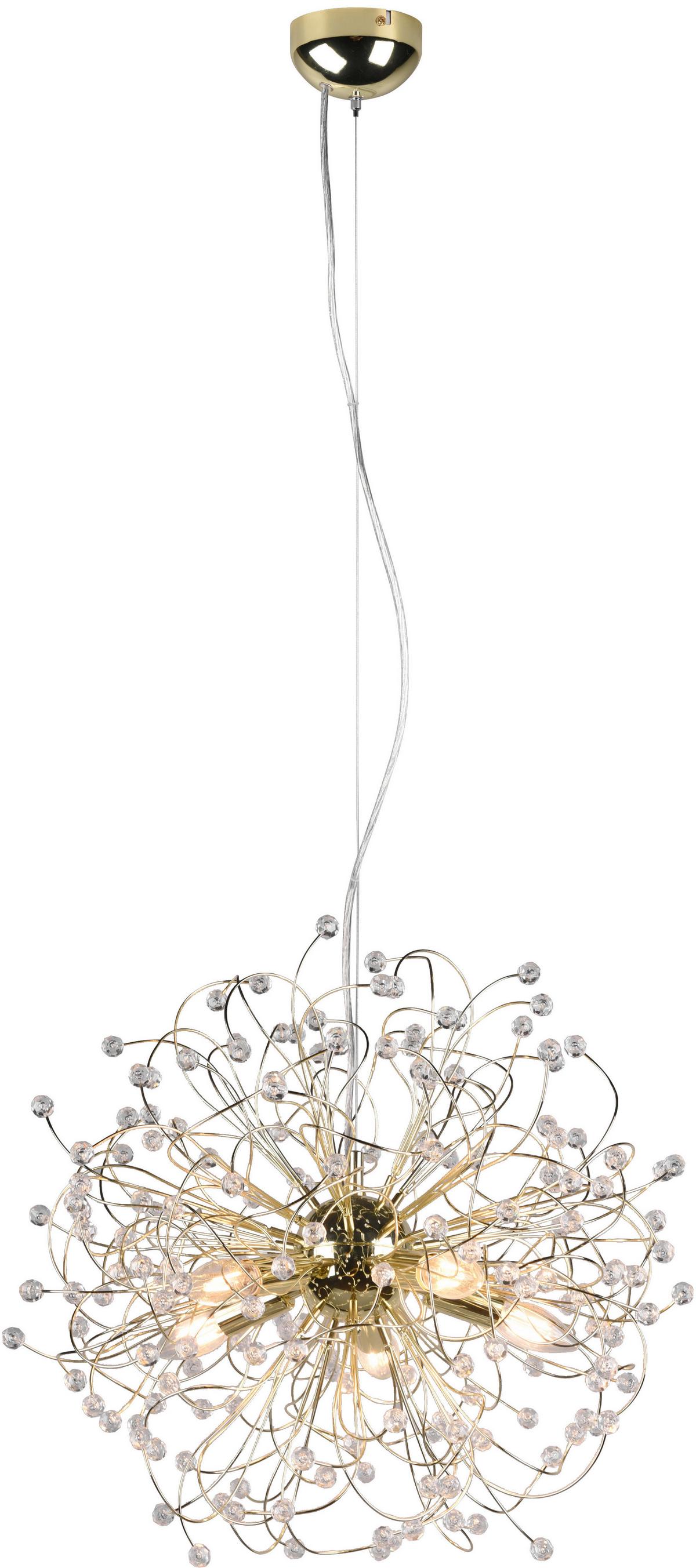 Hängeleuchte Gloria H: 150 Cm 5-Flammig, - ROMANTIK / LANDHAUS (55/150cm)