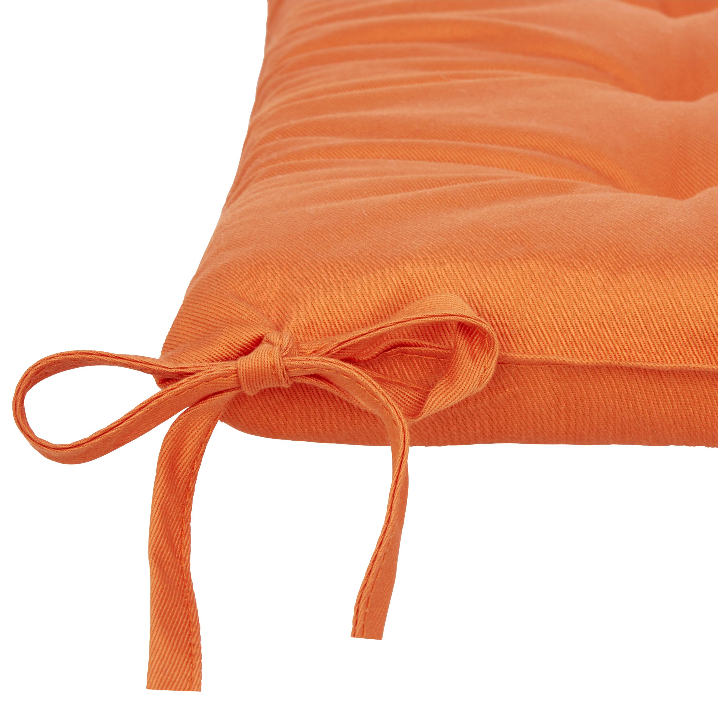 Poduška Na Sedenie Lola-Based- 40/40/2cm,terakota - terakota, textil (40/40/2cm) - Based