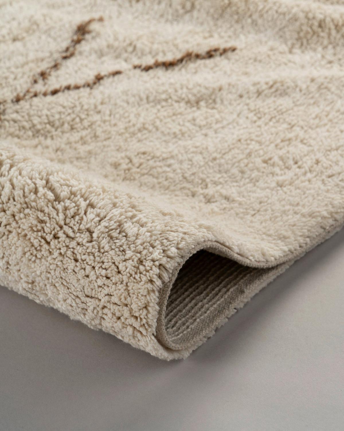 Flachwebteppich, 120x170 cm Alena 125 Creme/Braun 120x170 - Creme/Braun, Basics, Textil (120/170cm) - Novel