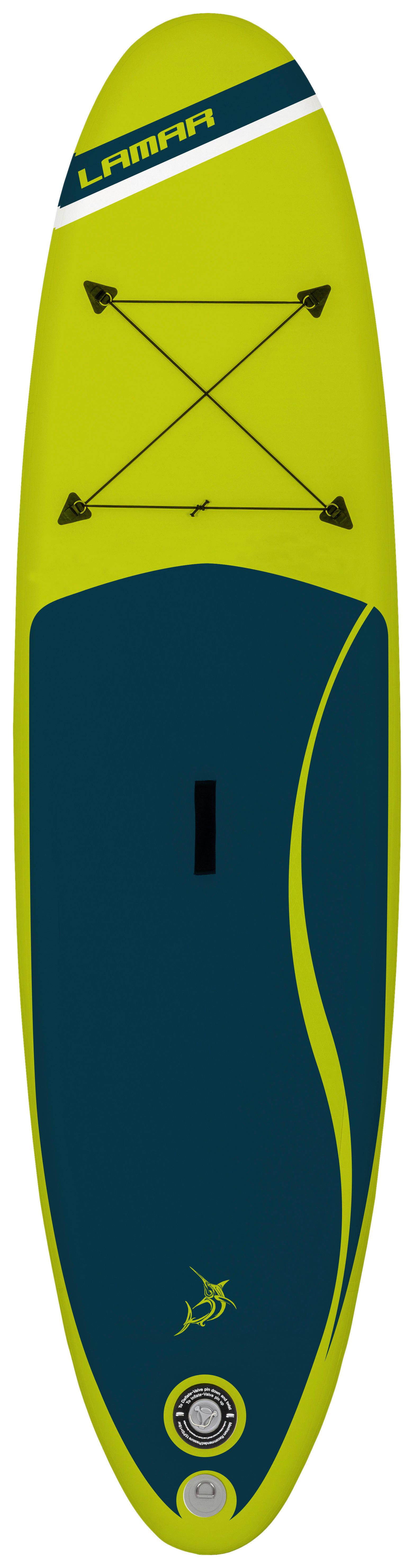 Stand-Up Paddle Board Aufblasbar Tornado Gelb - Gelb, Basics, Kunststoff (305/84/15cm)