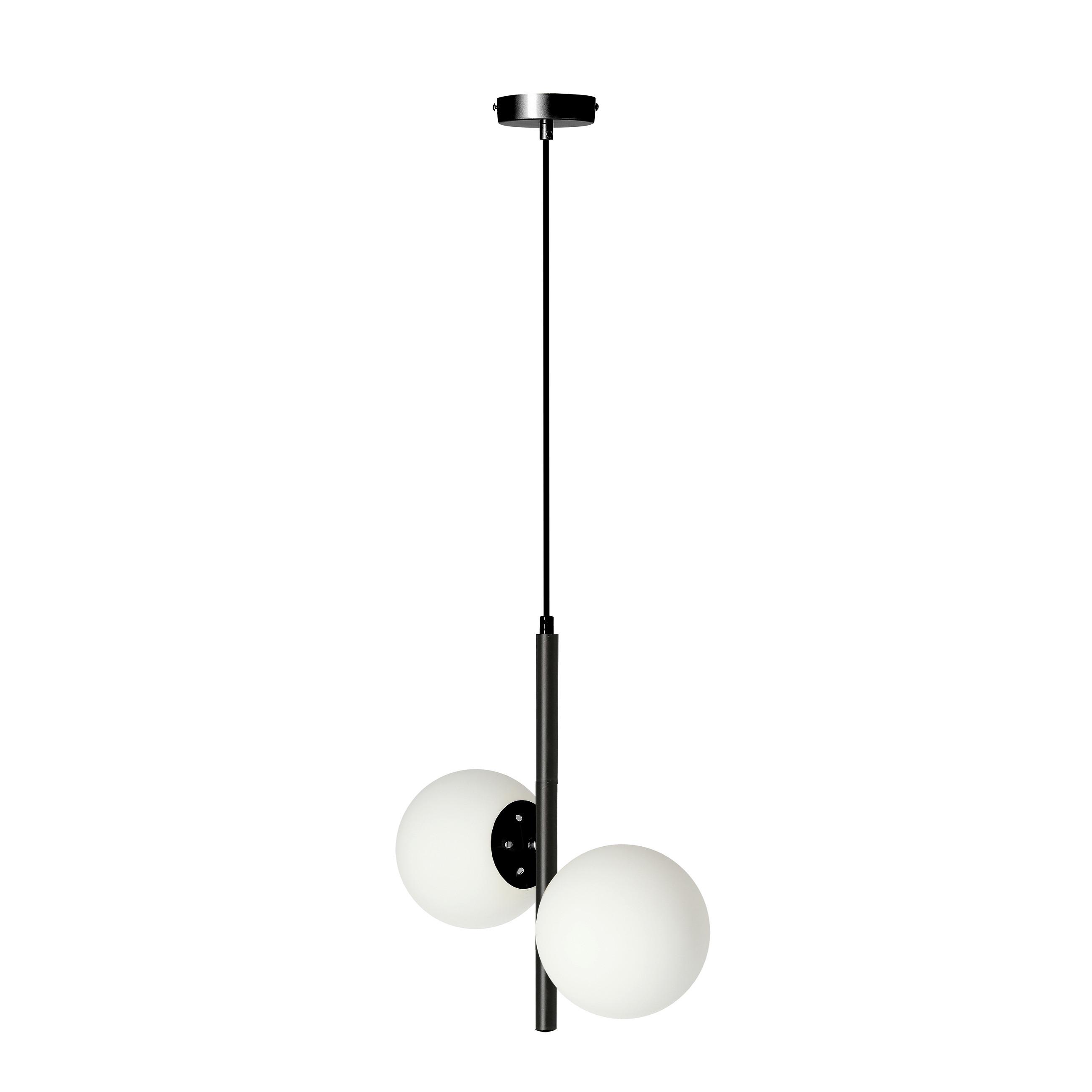 Hängeleuchte 32-22332 Duo - Schwarz/Weiß, Basics, Metall (32.5/15/115cm)