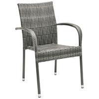 Kerti Szék Emilia - sötétbarna, Modern, műanyag/fém (64/87/56cm) - Ondega
