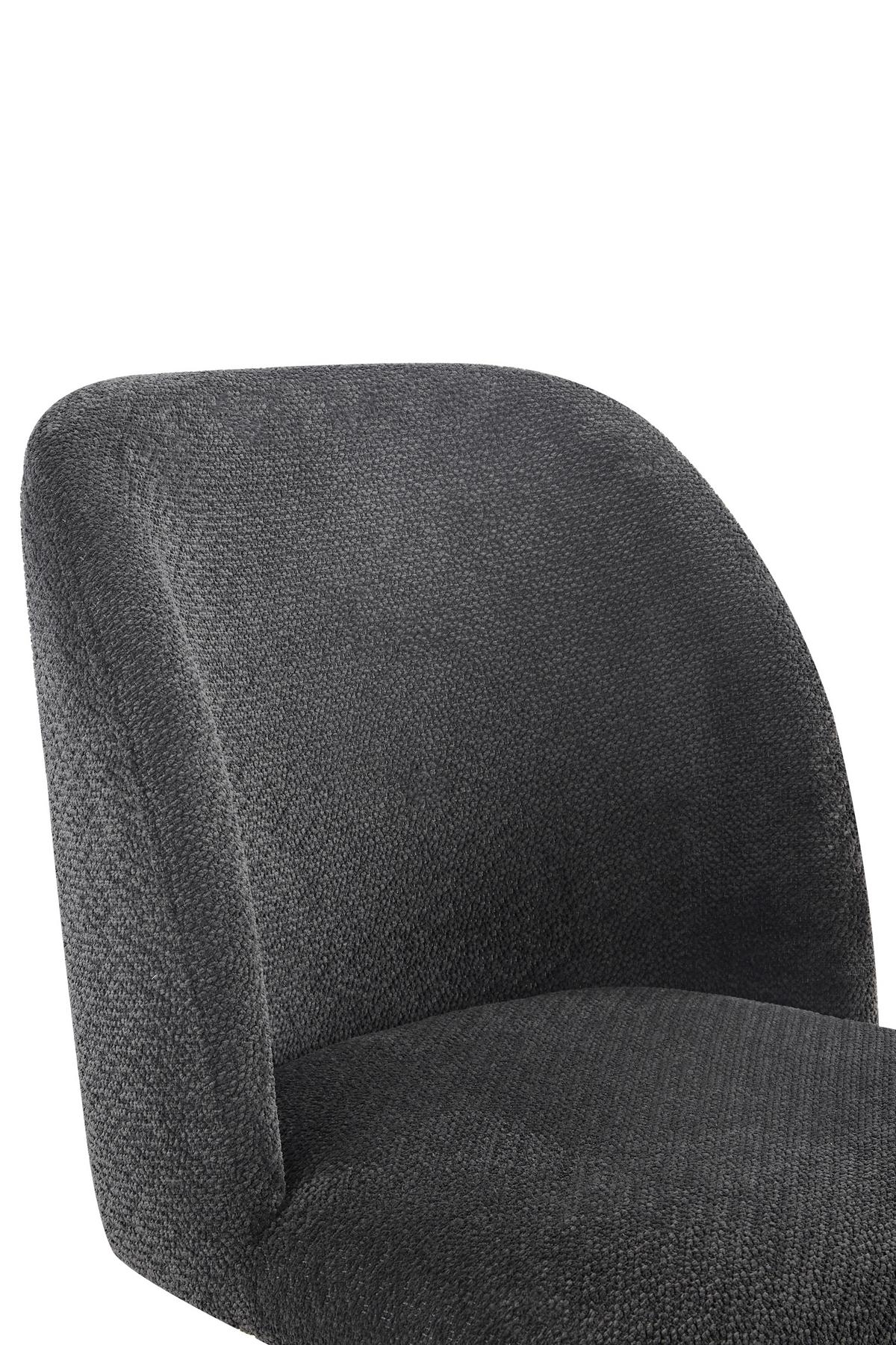 Stuhl-set Bari Ii S 2er-Set - Anthrazit, MODERN, Textil/Metall (54/84/61cm) - MID.YOU