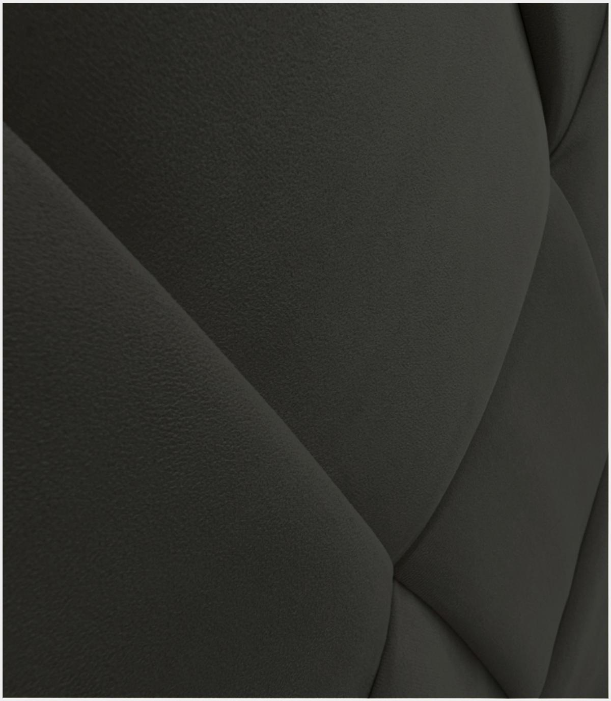 Boxbett Capri Schwarz, Lf: 180x200 cm - Schwarz, MODERN, Textil (180/200cm) - Livetastic