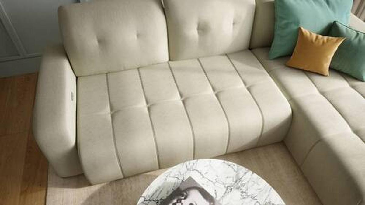 Ecksofa mit Schlaffunktion + Bettkasten Vicari Beige - Beige/Schwarz, MODERN, Textil (185/292cm) - Livetastic