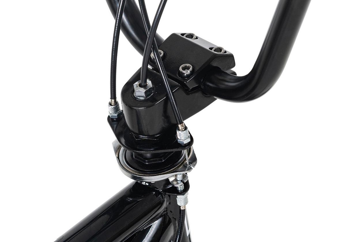 Kinder Bmx 20 Zoll Freestyle Unisex - Schwarz, Basics, Metall (70/100/70cm) - KS Cycling