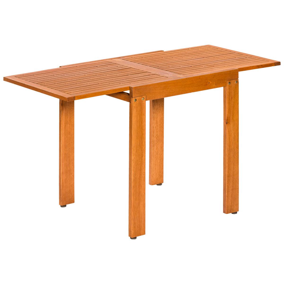 Balkonmöbel Set Maracaibo Eukalyptusholz - Braun/Grün, KONVENTIONELL, Holz/Textil - Gardenson