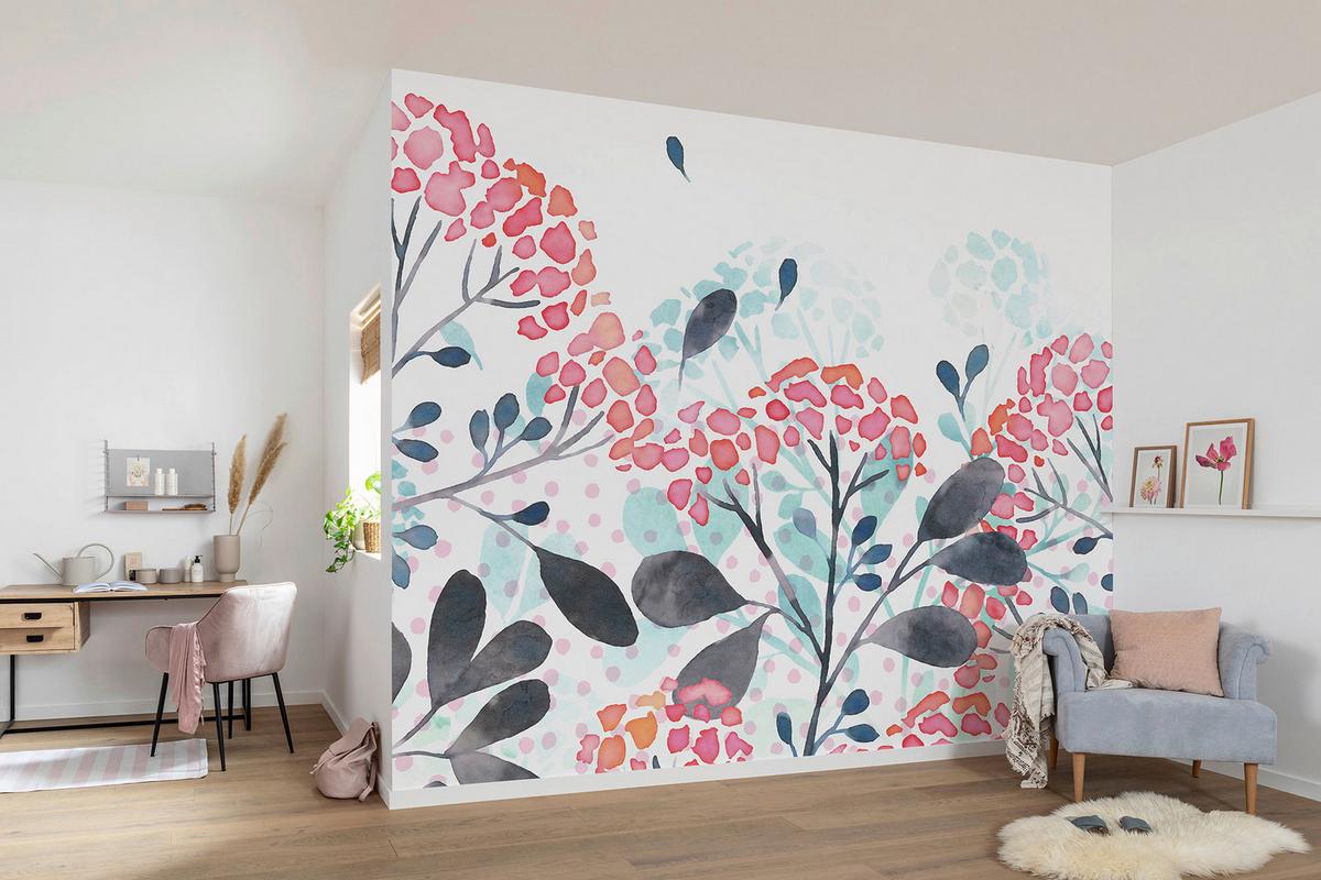 Vliestapete Summer Breath - Multicolor, Basics (400/250cm) - Komar