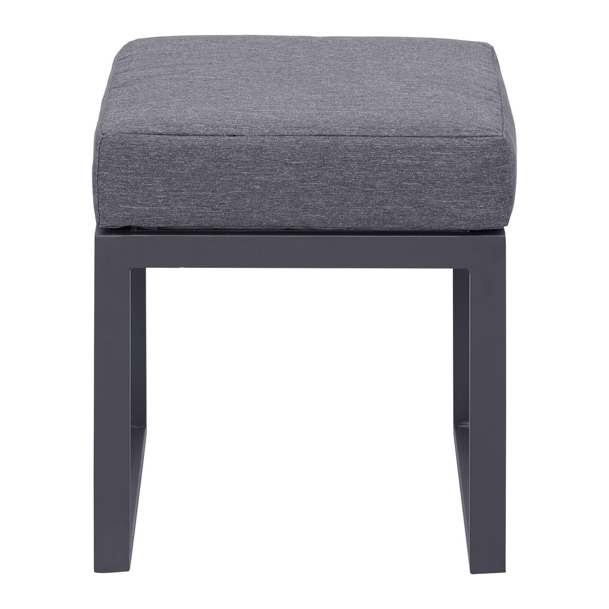 TERASOVÁ SEDACIA SÚPRAVA MEXIKO - čierna/antracitová, Modern, kov/textil (245/66cm) - Mömax