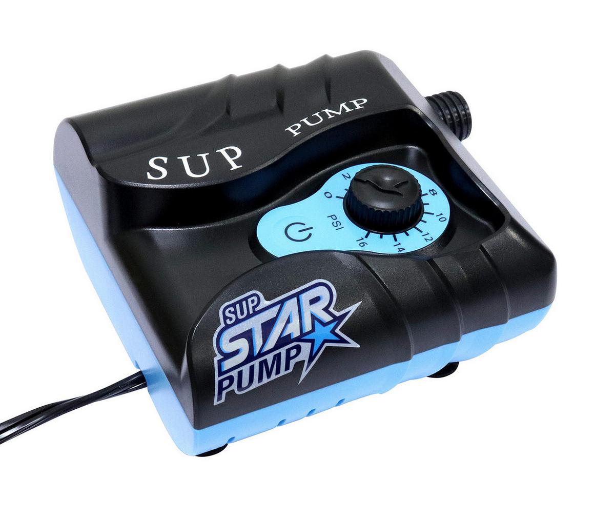 Luftpumpe Elektronisch Star Pump 6 - Blau/Schwarz, Basics, Kunststoff (18,5/16,5/26,5cm)