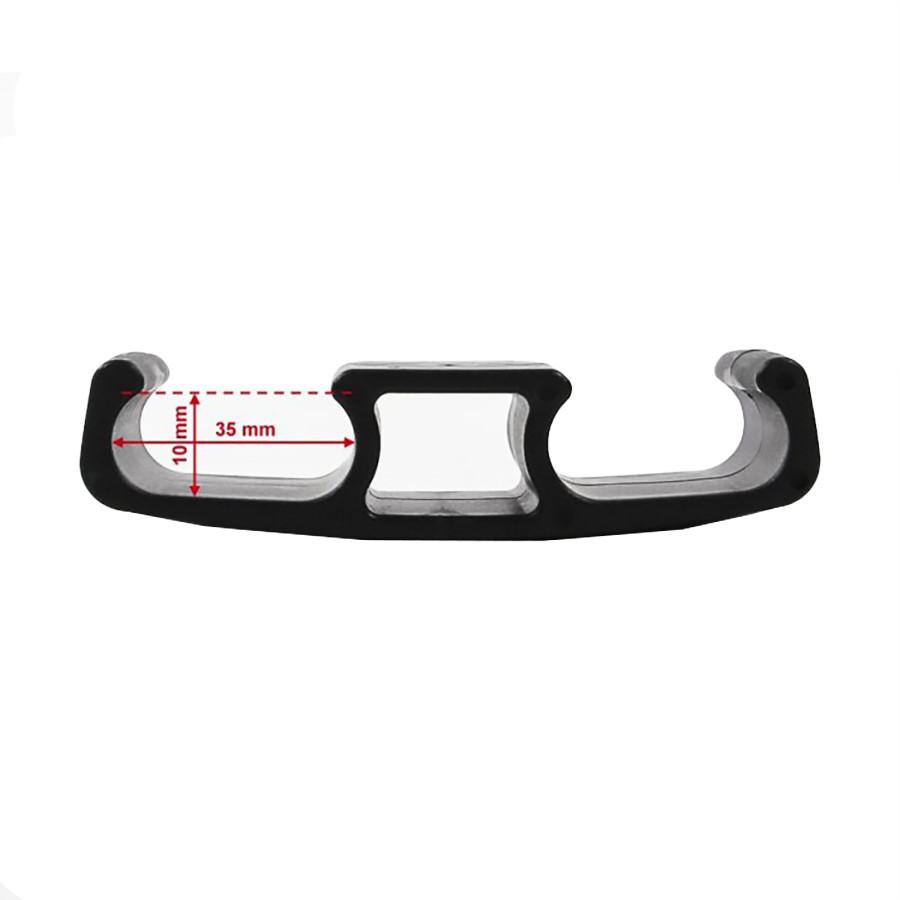 Besucherstuhl Verbindung Connect Xt Schwarz - Schwarz, Basics, Kunststoff (10/2/4cm) - MID.YOU