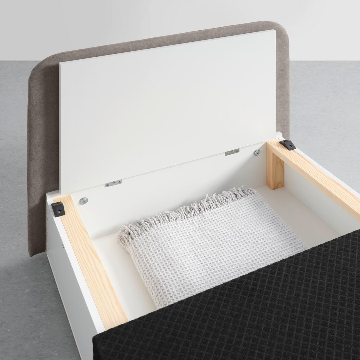 Rozkládací křeslo MODENA, cappuccino - černá/cappuccino, textil/plast (89/88/90cm) - Based