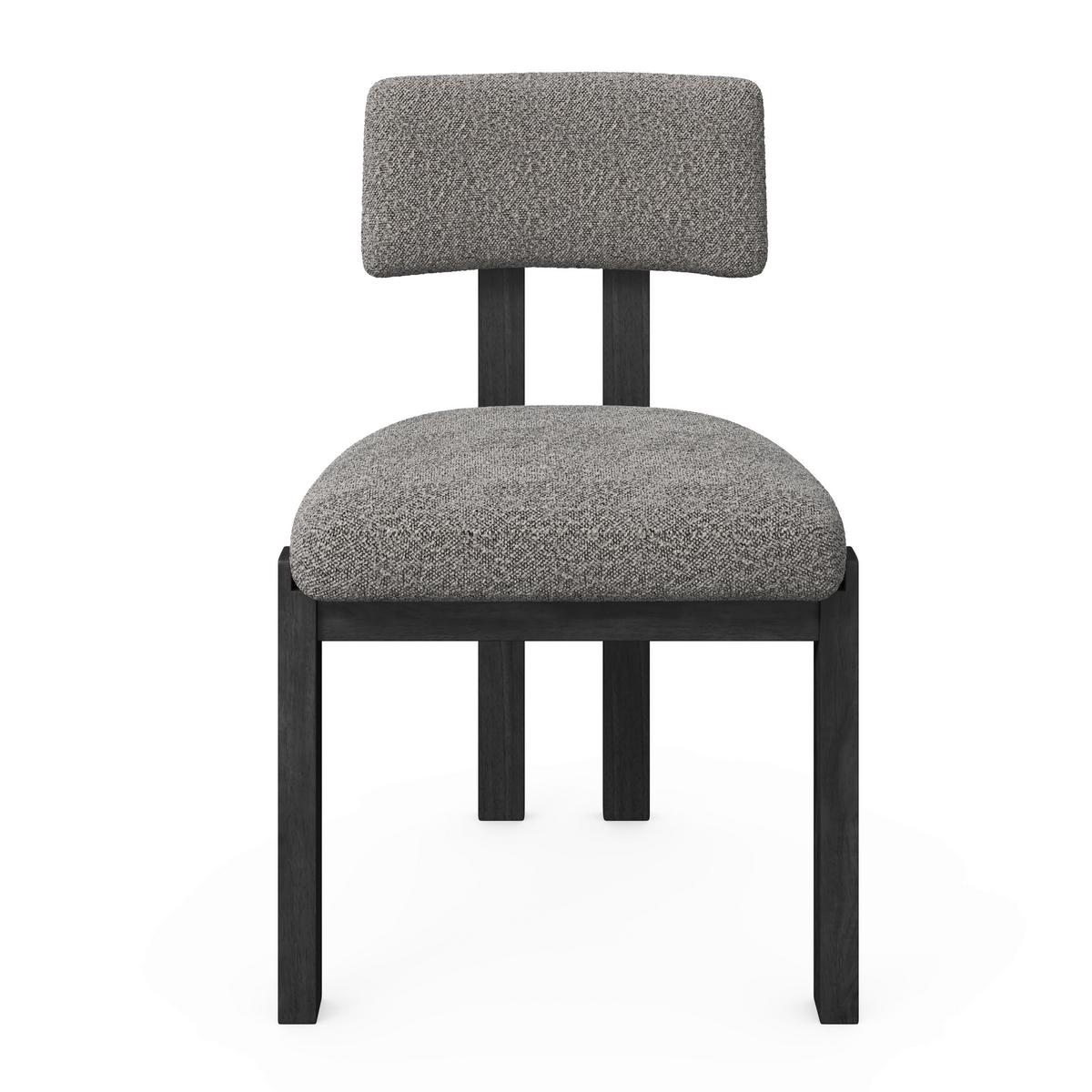 STOLIČKA JONNA - prírodná farba/svetlosivá, Modern, drevo/textil (51/82/53cm) - Bessagi Home