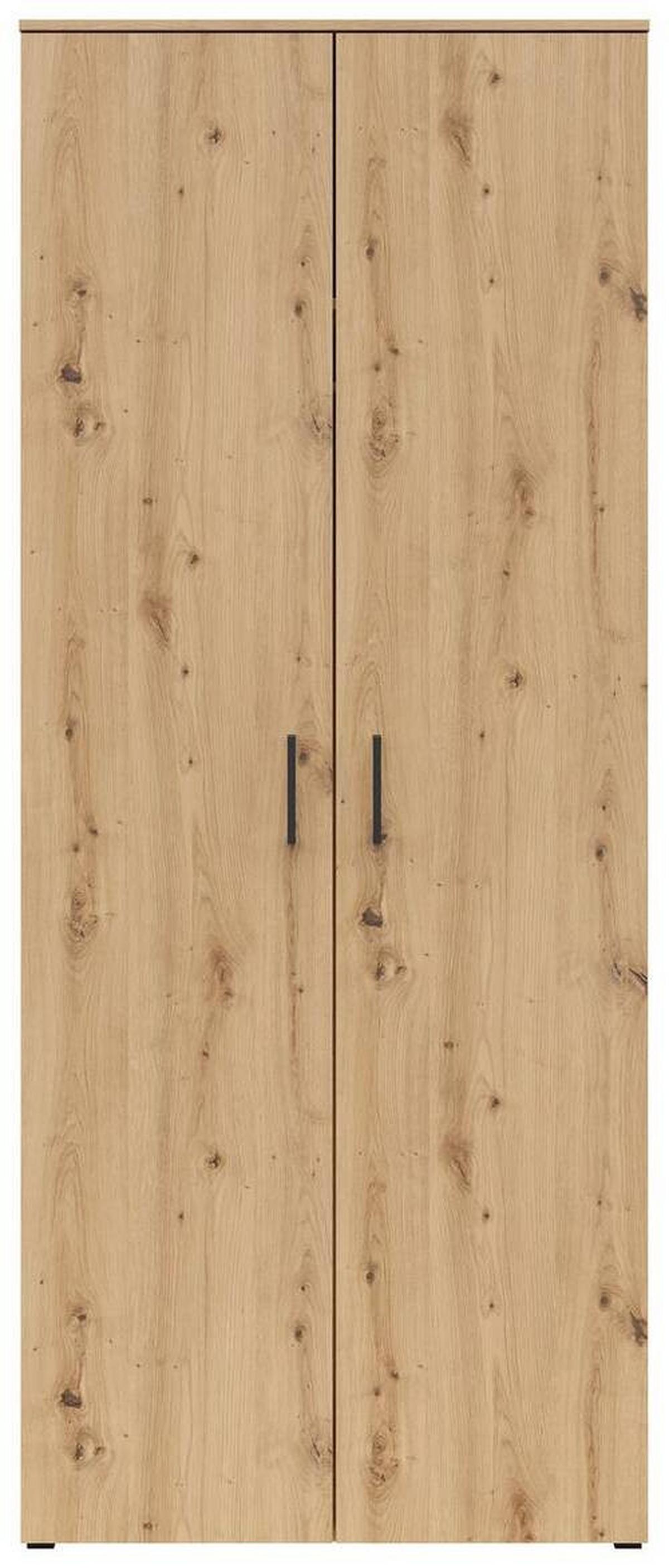 Szekrény Multistauraum - Artisan tölgy, Modern, faalapú anyag (80/195/52cm) - Carryhome