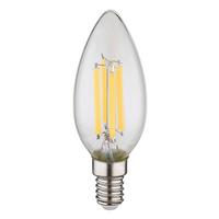 LED ŽIAROVKA 10577K - číra, kov/sklo (3,5/9,8cm)