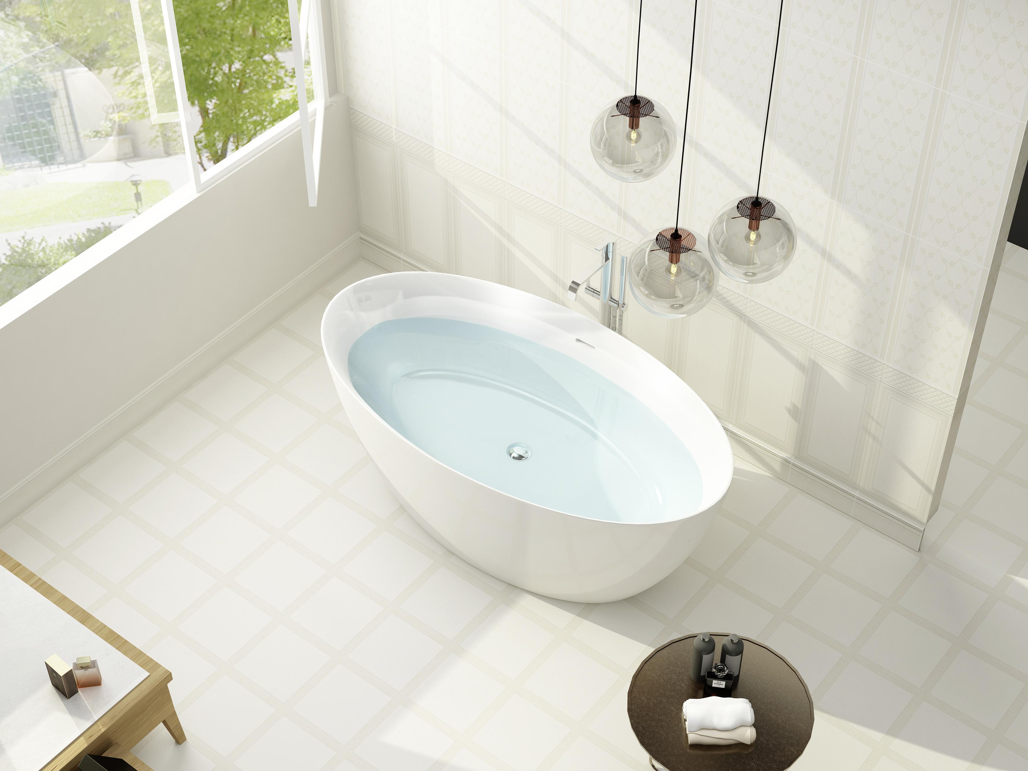Badewanne Miami 170x170 cm Sanitäracryl mit Schürze