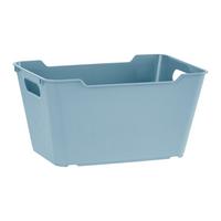 KOŠÍK NA DROBNOSTI LOTTA -M- CA. 6L -EXT- - modrá, Moderní, plast (29,5/19/15cm)