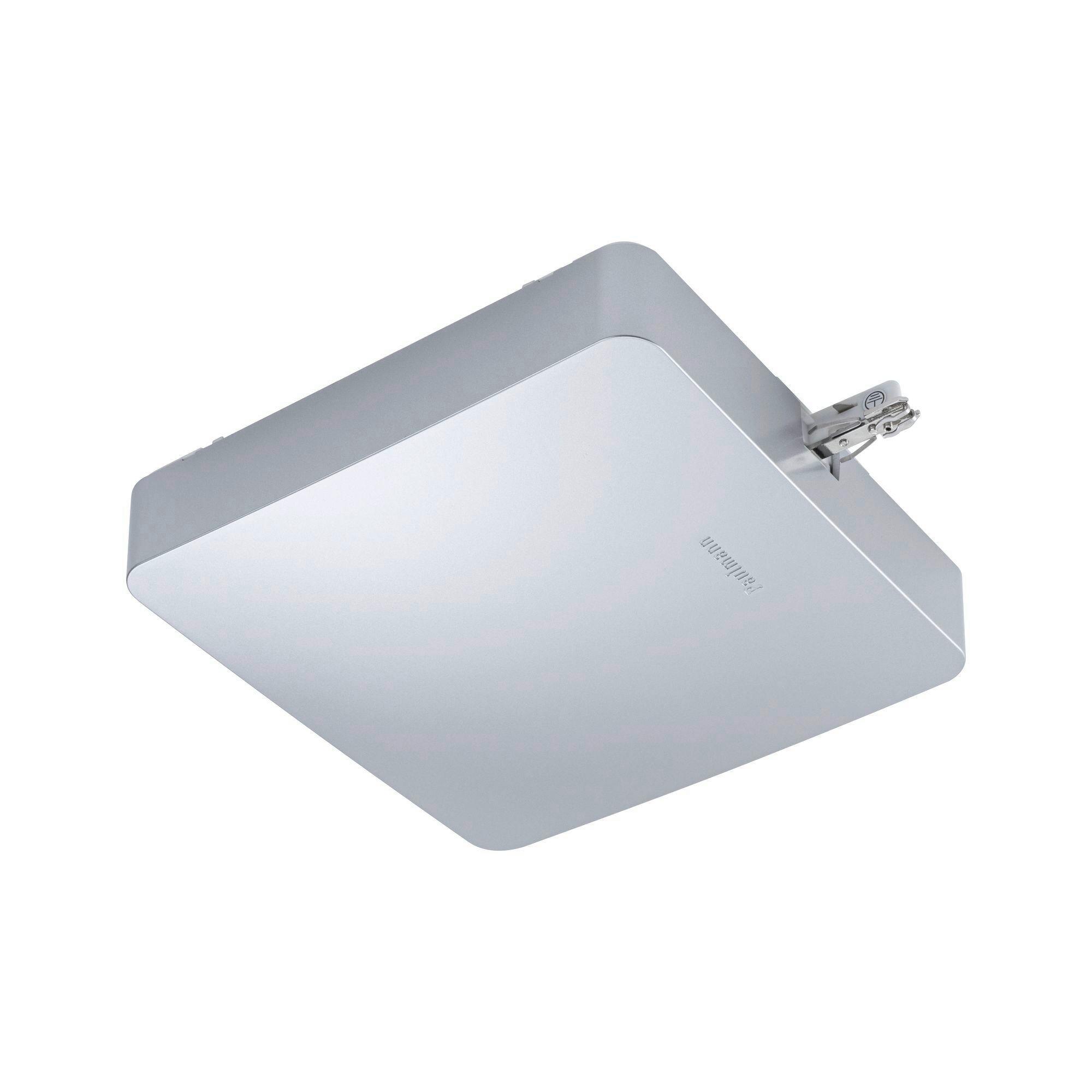 Schienensystem Urail Einspeiser 50120, dimmbar - Chromfarben, Basics, Kunststoff (22,7/22,7/4,8cm) - Paulmann