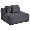 Modul Sofa Bloom 2er-sofa B: 120 Cm Dunkelgrau - Dunkelgrau, Trend, Textil (120/70/122cm) - Livetastic