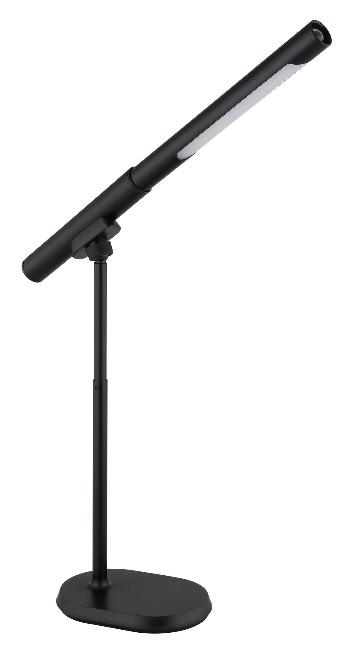 LED-Schreibtischleuchte 58472s - Schwarz/Weiß, Design, Kunststoff/Metall (40,4/10,9/44,5cm) - Globo