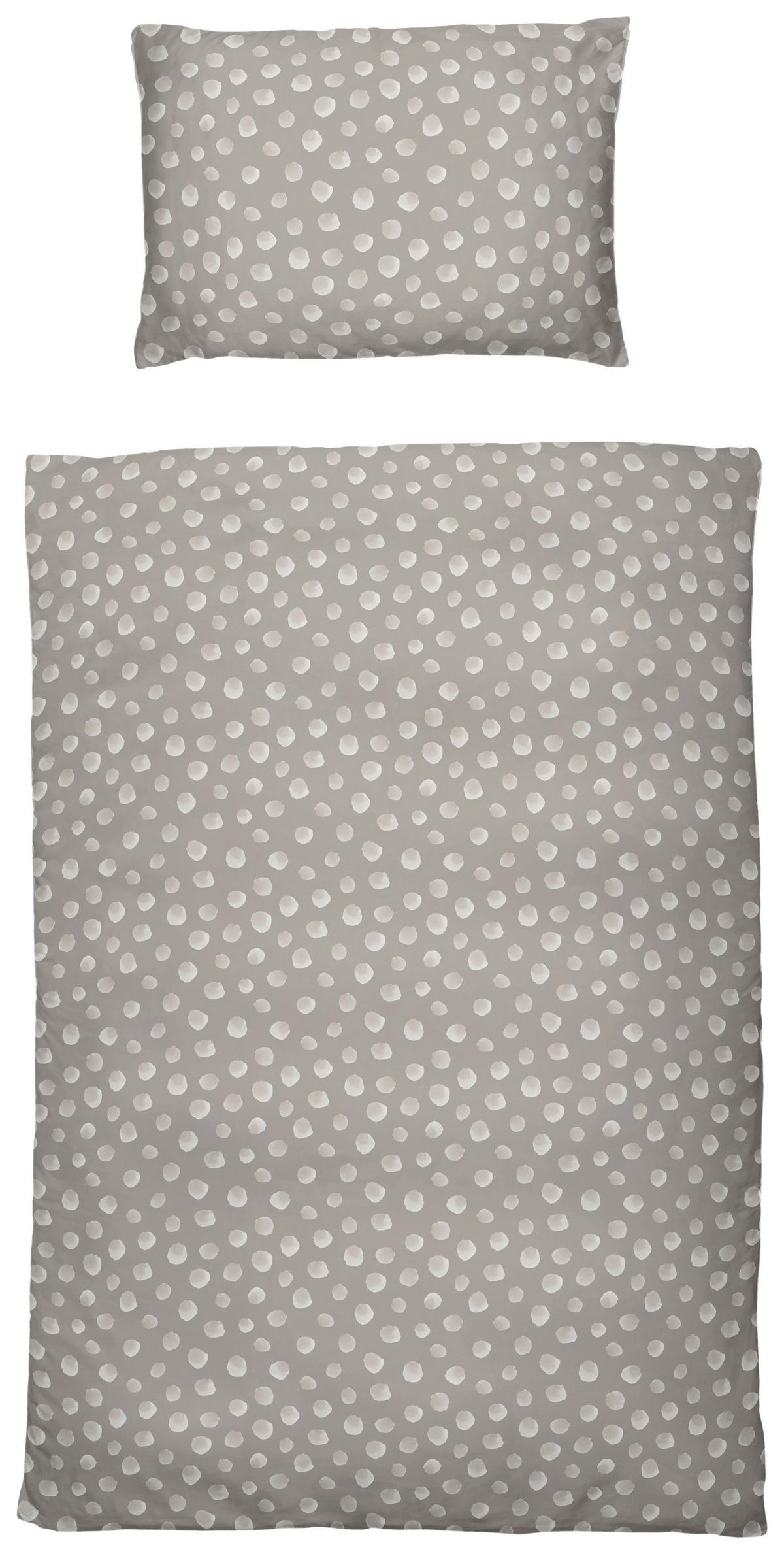 Ágyneműhuzat-garnitúra Marianne - bézs/narancs, Konventionell, textil - Ondega