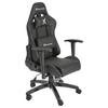 Gaming Stuhl Agility Compact Lederlook, Schwarz - Schwarz, MODERN, Kunststoff/Textil (55/113/62,5cm) - X Rocker