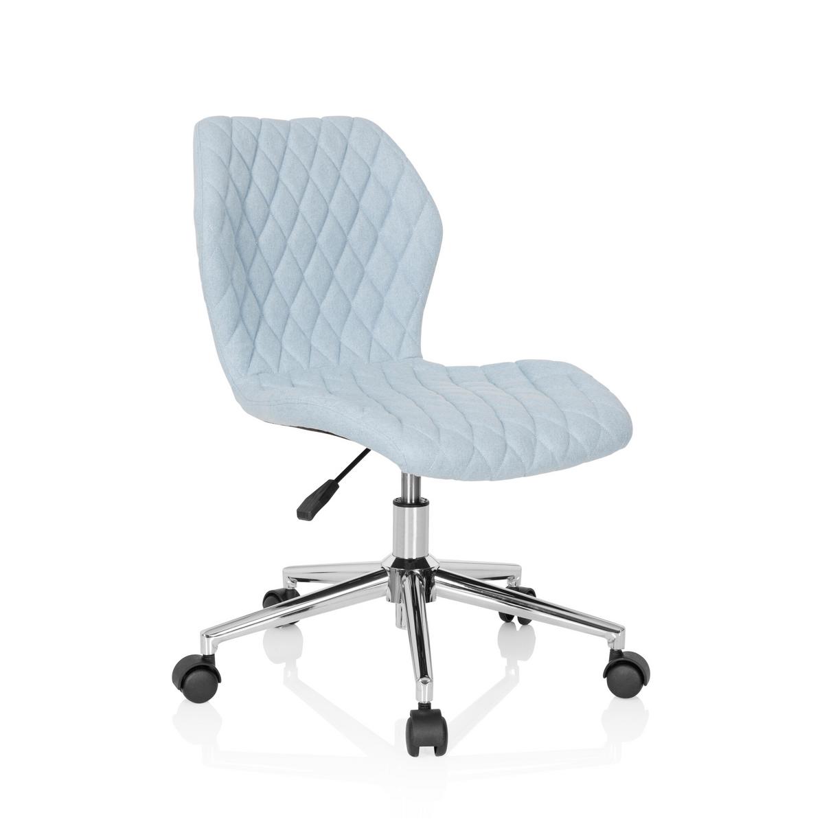 Jugenddrehstuhl Joy Ii Hellblau - Hellblau, Basics, Kunststoff/Textil (47/73-83/43cm) - MID.YOU