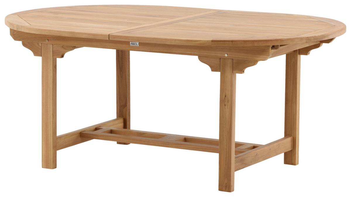 Gartentisch Kenya Teakholz L 180 Cm - Teakfarben, KONVENTIONELL, Holz (180/120/75cm) - Gardenson