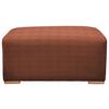 Hocker Vouge Kupferfarben BxHxT: 101x44x92 cm - Buchefarben/Kupferfarben, KONVENTIONELL, Textil (101/44/92cm) - Livetastic