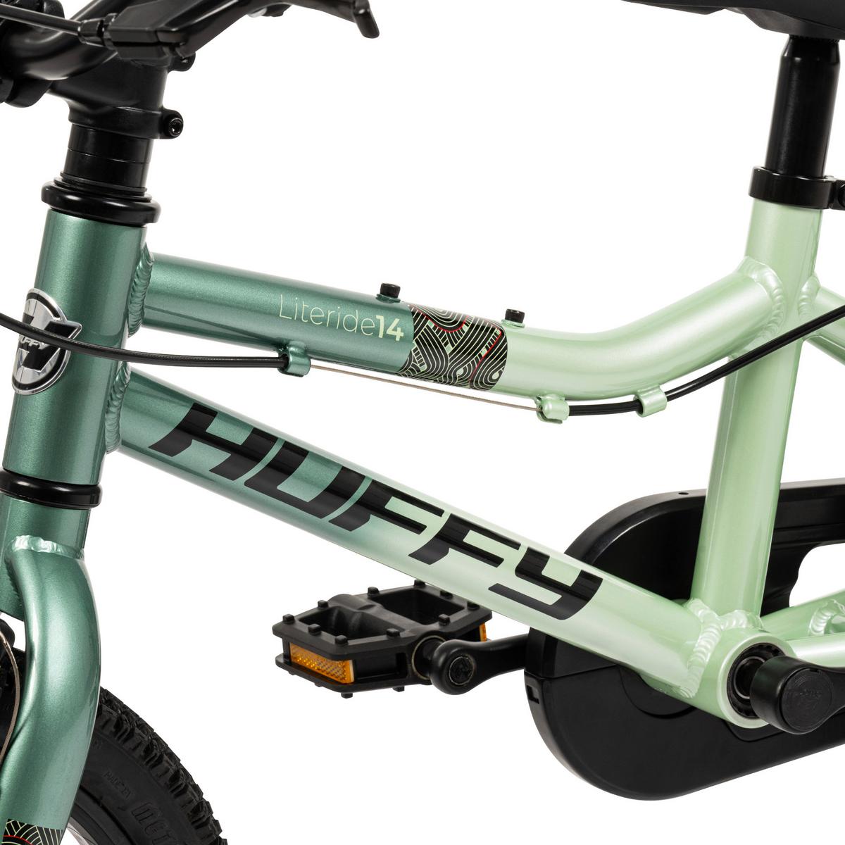 Kinderfahrrad Literide Grün, 14 Zoll - Grün, Basics, Metall (35/56/105cm)