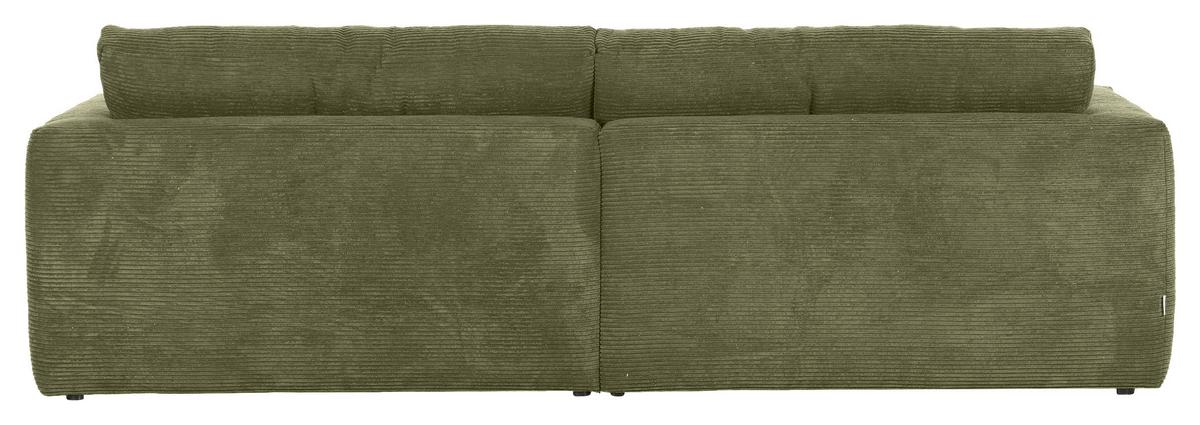 Bigsofa Manolis Dunkelgrün B: 260 Cm - Dunkelgrün/Schwarz, KONVENTIONELL, Textil (260/66/115cm) - MID.YOU
