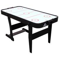 Tisch-Eishockey Icing L: 152 cm Schwarz Puck/Figuren - Schwarz, MODERN, Holz (152/73/79cm) - Ambia Garden