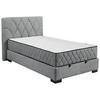 Boxbett Mit Bettkasten 120x200 Nagol B - Anthrazit/Schwarz, MODERN, Holzwerkstoff/Textil (120/200cm) - MID.YOU