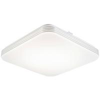 LED-Deckenleuchte Miro - Chromfarben/Weiß, MODERN, Kunststoff/Metall (27/27/5,8cm) - Luca Bessoni