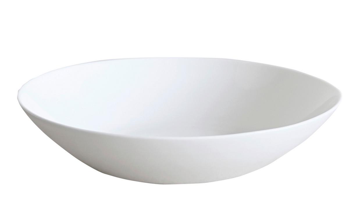 hlboký tanier GITTE -BASED- - biela, Basics, sklo (20/4,5cm) - Based