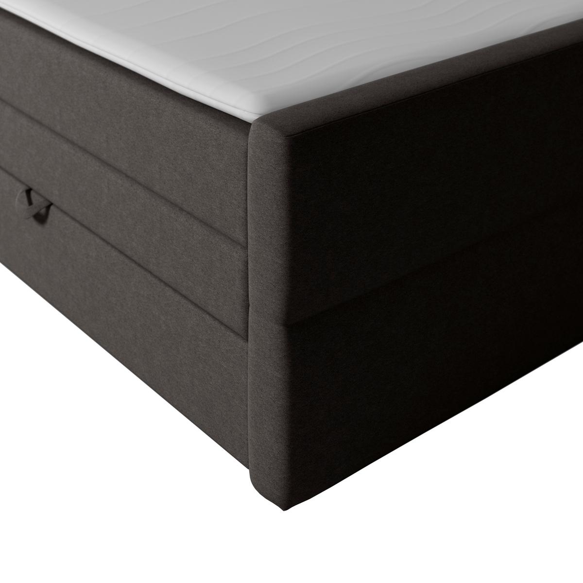 Boxspringbett Verona 180x200 Cm Anthrazit - Anthrazit, MODERN, Holz/Kunststoff (180/200cm) - MID.YOU